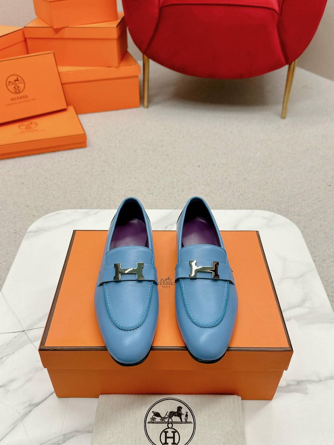 Hermes Loafer Ｈ-15